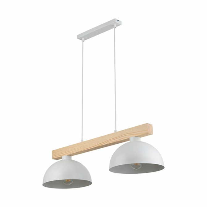 TK Lighting Oslo függesztett lámpa fehér