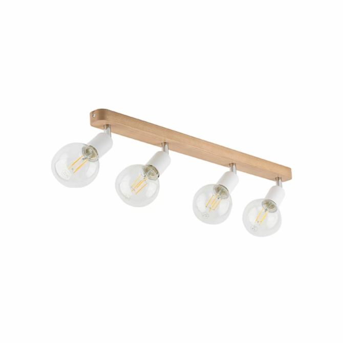 TK Lighting Simply Wood mennyezeti lámpa fehér
