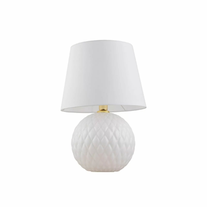 TK Lighting Santana asztali lámpa fehér