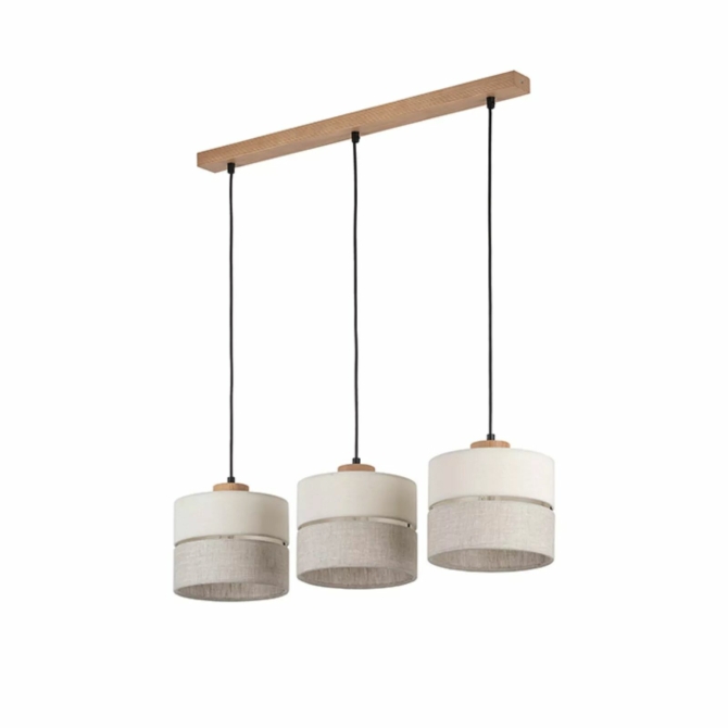 TK Lighting Eco függesztett lámpa bézs