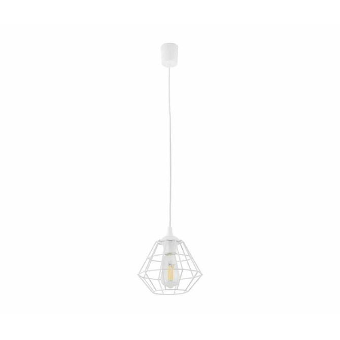 TK Lighting Diamond függesztett lámpa fehér