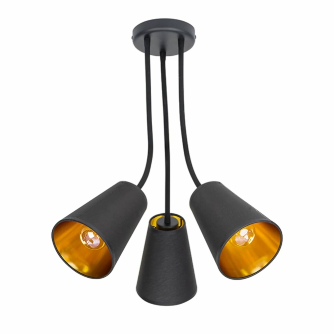 TK Lighting Wire függesztett lámpa fekete