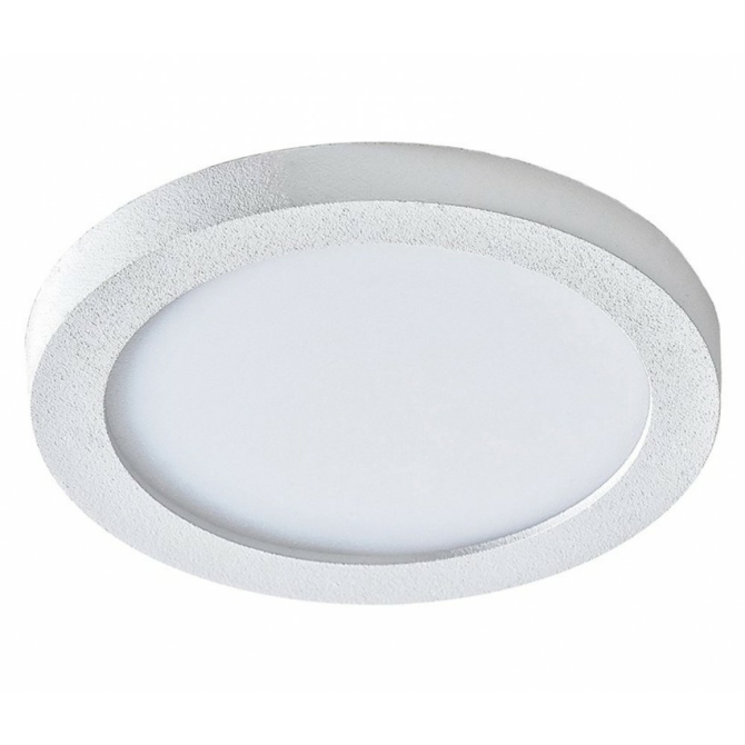 AZzardo Slim Round LED beépíthető fürdőszobai lámpa fehér