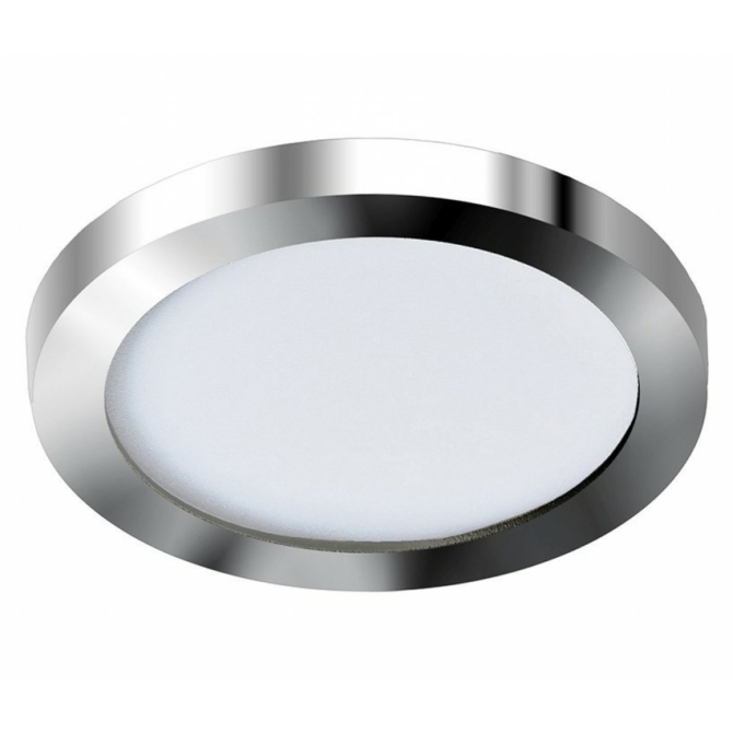 AZzardo Slim Round LED beépíthető fürdőszobai lámpa króm