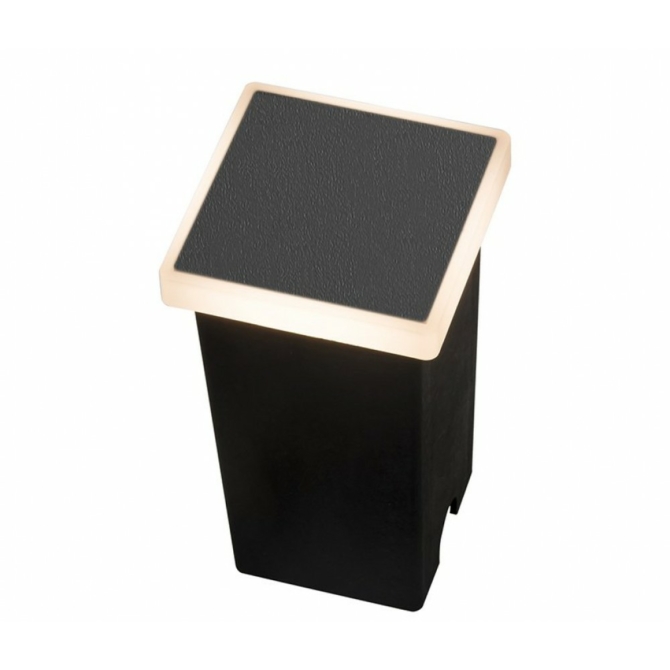 AZzardo Alf Square LED kültéri süllyesztett lámpa fekete