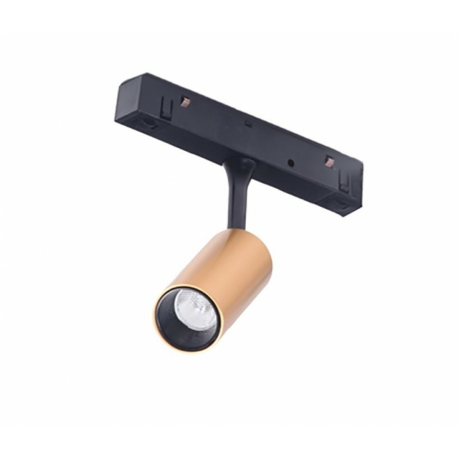 AZzardo Nikki Track Magnetic 27-52 LED sínrendszeres lámpafej arany/fekete, 3000K, 3W, 350 lm