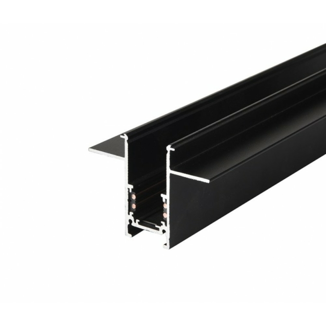 AZzardo Track Magnetic 52 GIPS2 süllyeszthető sínelem fekete, 1.5 méter