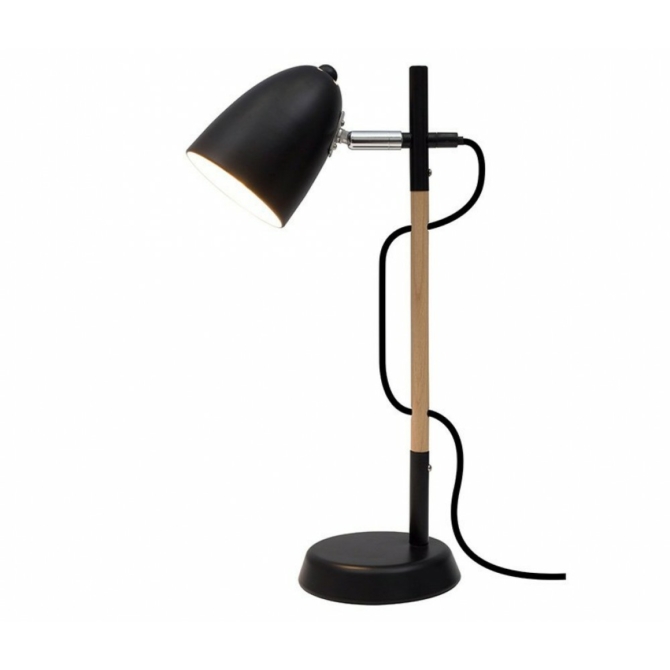 Nova Luce Alina íróasztali lámpa fekete