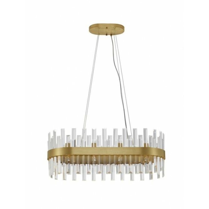 Nova Luce Crown függesztett lámpa arany