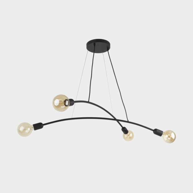 TK Lighting Helix függeszték fekete