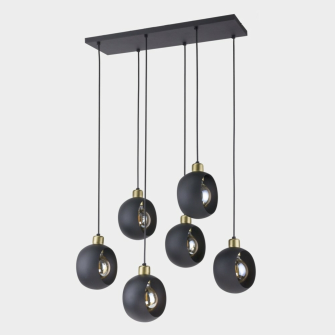 TK Lighting Cyklop függeszték fekete