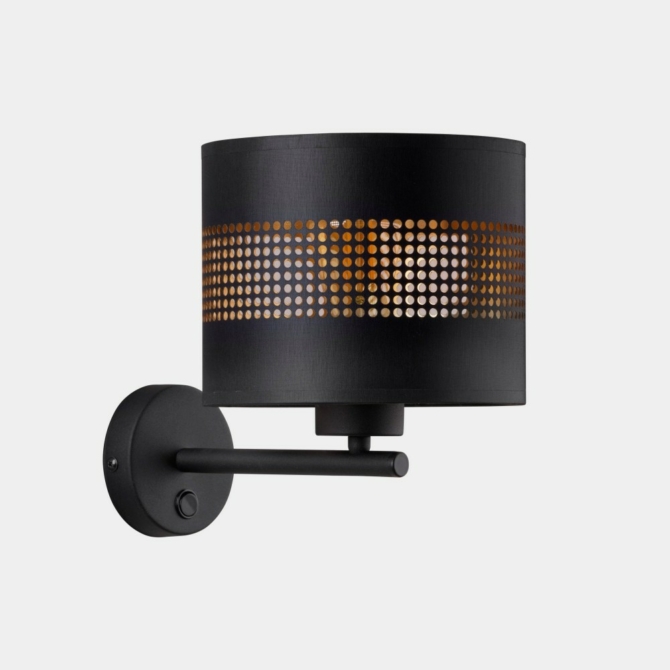 TK Lighting Tago falikar fekete (K)