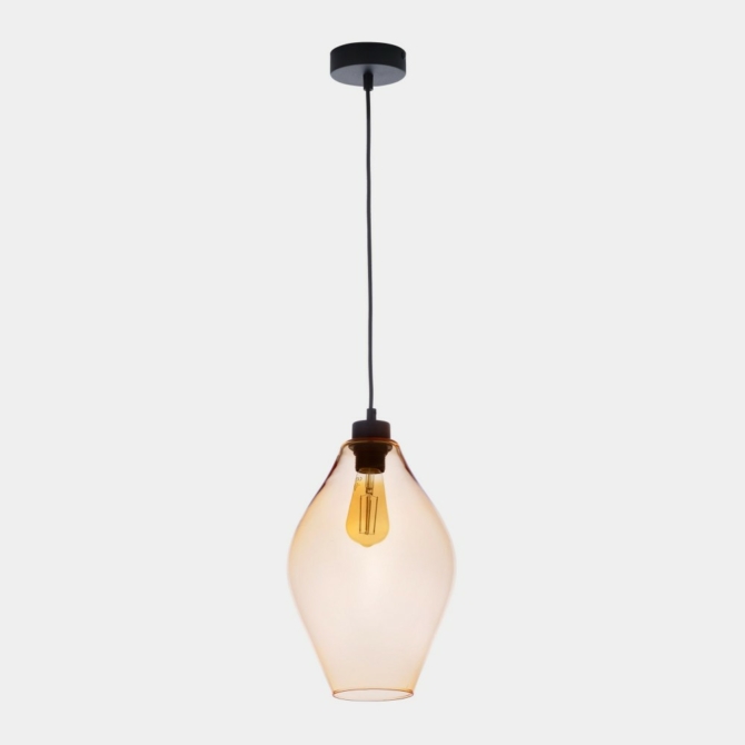 TK Lighting Tulon függeszték borostyán