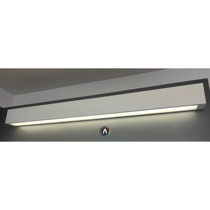 MasterLED Ibros fali lámpa 12 W-os, IP44 fehér, 93 cm (K)