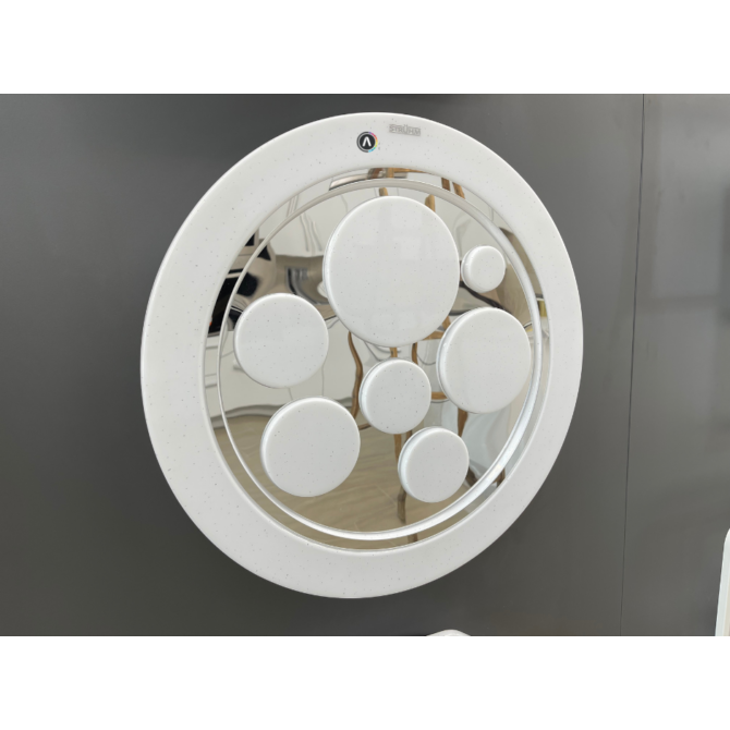 Strühm Drops 48 W-os ø490 mm szabályozható színhőmérsékletű mennyezeti lámpa IP44-es védettségű, 5250 lumen (K)