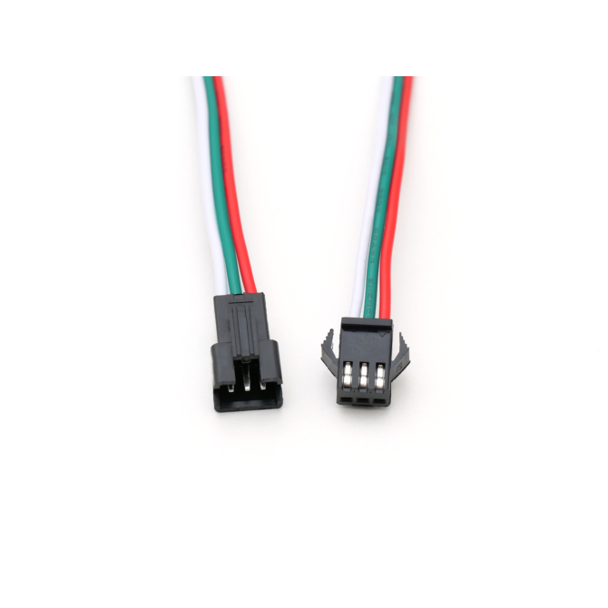 LED Szerelt csatlakozó pár 3 eres (24442)