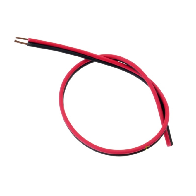 LEDTech Vezeték LED szalaghoz, piros/fekete, 2x0.35 mm2 (5551)