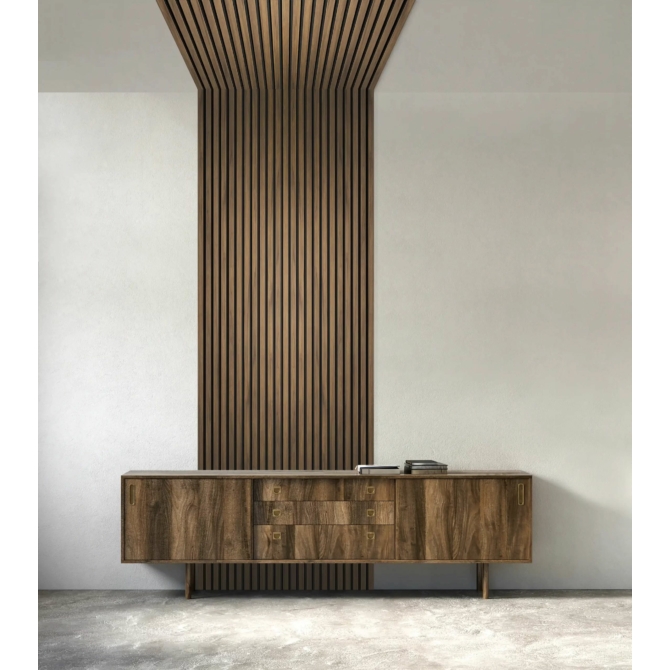Lamelio OLMO lamella panel, craft tölgy, 12.2 x 270 cm