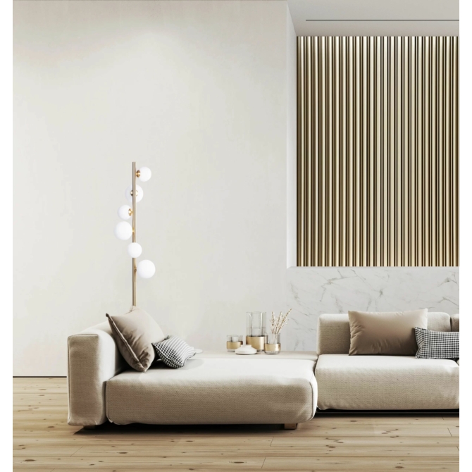 Lamelio MILO lamella panel, arany 12.2 x 270 cm