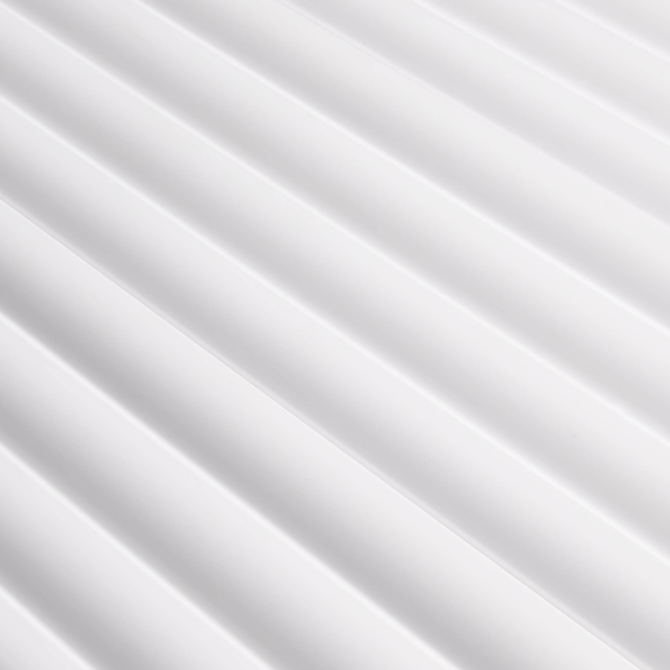 Lamelio INFINITY LUNA fehér, festhető balos végzáró 3.5 x 270 cm