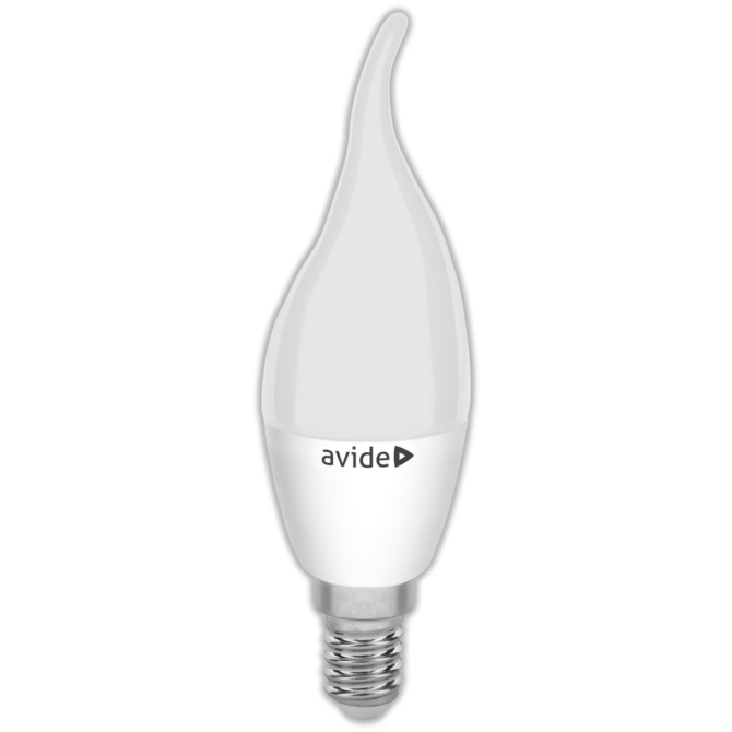 Avide LED Candle Flame 6W E14 4000K, 470 lumen