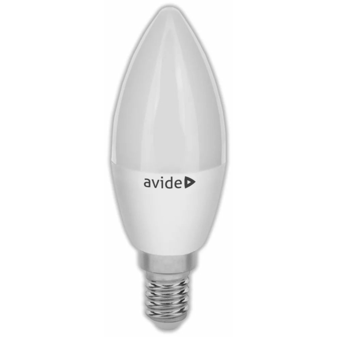 Avide LED gyertya izzó 6W E14 WW 3000K, 460 lumen (K)
