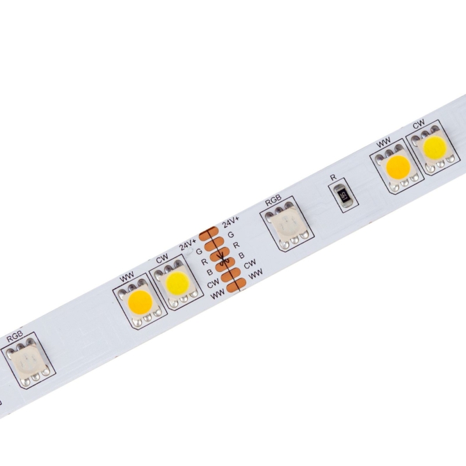 Avide LED Szalag 24V, 10W, RGB+CCT, IP20, 60LED, 800 lm, 5 méter