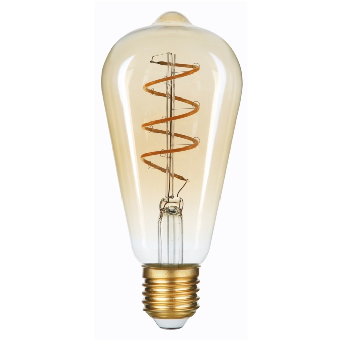 Avide LED Filament fényforrás E27, 4.5 W, 2700K, 400 lumen, ST58