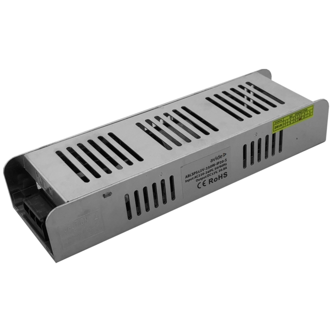 Avide LED Szalag 12V 250W IP20 Slim Tápegység (K)