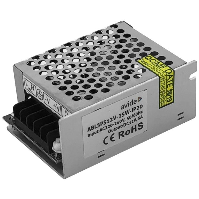Avide LED Szalag 12V 35W IP20 Tápegység (K)
