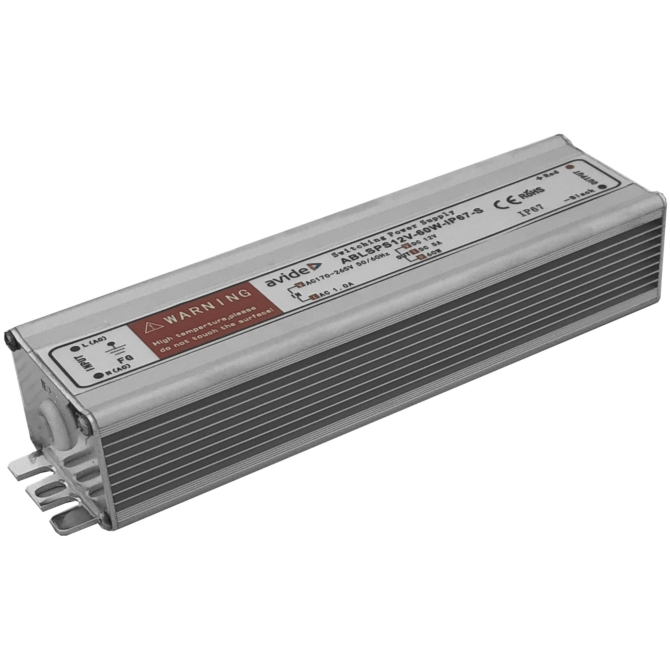 Avide LED Szalag 12V 60W IP67 Slim Tápegység