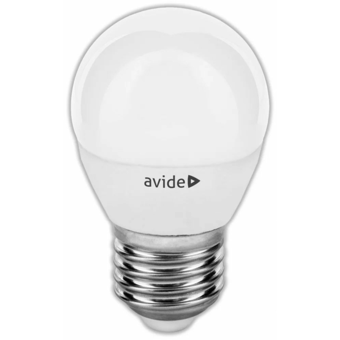 Avide LED gömb izzó Mini G45 6W E27 NW 4000K, 470 lumen (K)