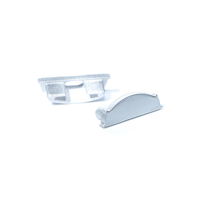 LED Profiles APB-1806 Hajlítható alu U profilhoz véglezáró, szürke
