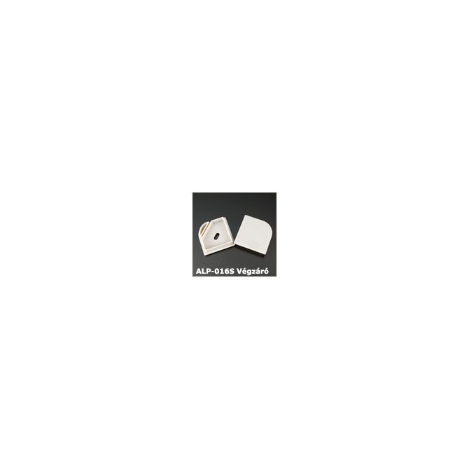 LED Profiles ALP-016S Véglezáró alumínium LED profilhoz, szürke