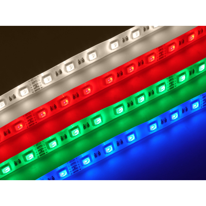 ANROLED LED szalag kültéri 5050-60 (12 Volt), 19.2W, RGB+4000K, 910 lumen, 5 méter