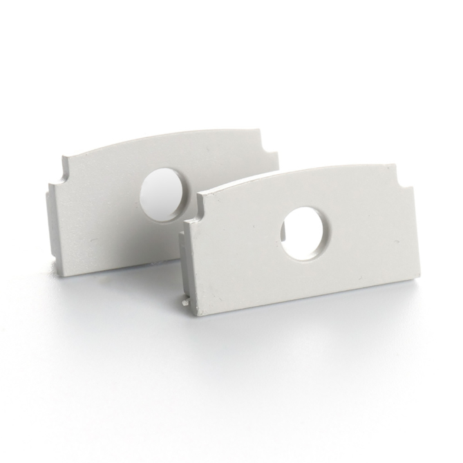 LED Profiles ALP-013 Ezüst - Végzáró elem süllyeszthető alu profilhoz, szürke színben