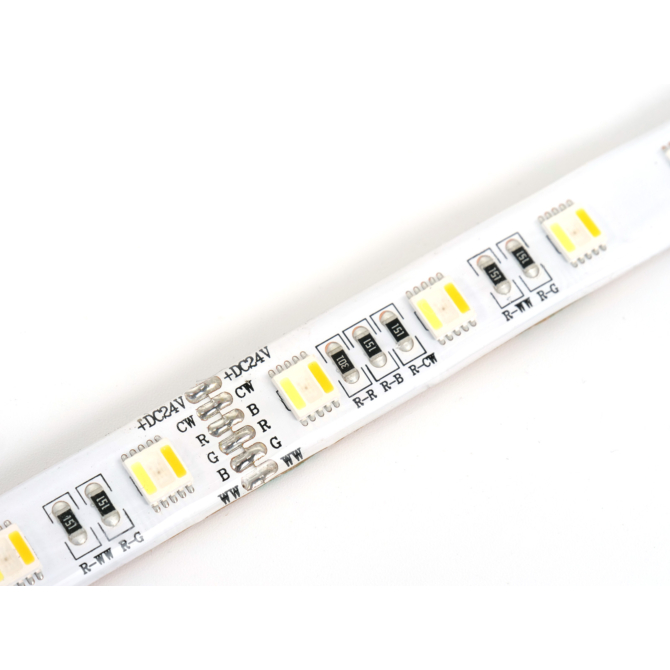 ANROLED LED szalag kültéri 5050-60 (24 Volt), 24W, RGB+CCT, 2400 lumen, 5 méter