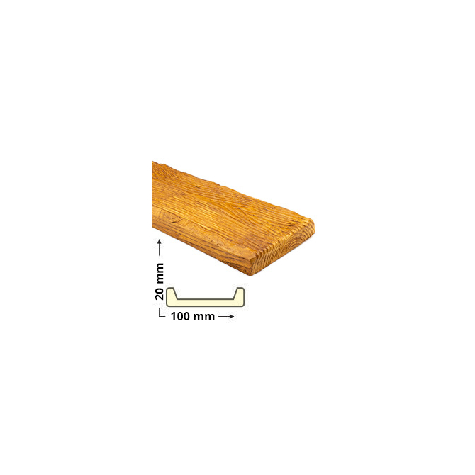 Elite Decor DecoWood Bükk-100 Modern poliuretán deszka panel (ET507) (K)