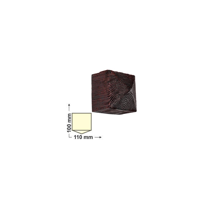 Elite Decor DecoWood Vörös-110 Univerzális poliuretán konzol-05 (E067)