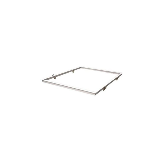 LED panel süllyesztő keret: gipszkarton síkjába szereléshez (60 x 60 x 1.9 cm) - fehér