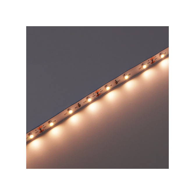 LED szalag beltéri 3528-60 (12 Volt), meleg fehér CRI=90 (3766)