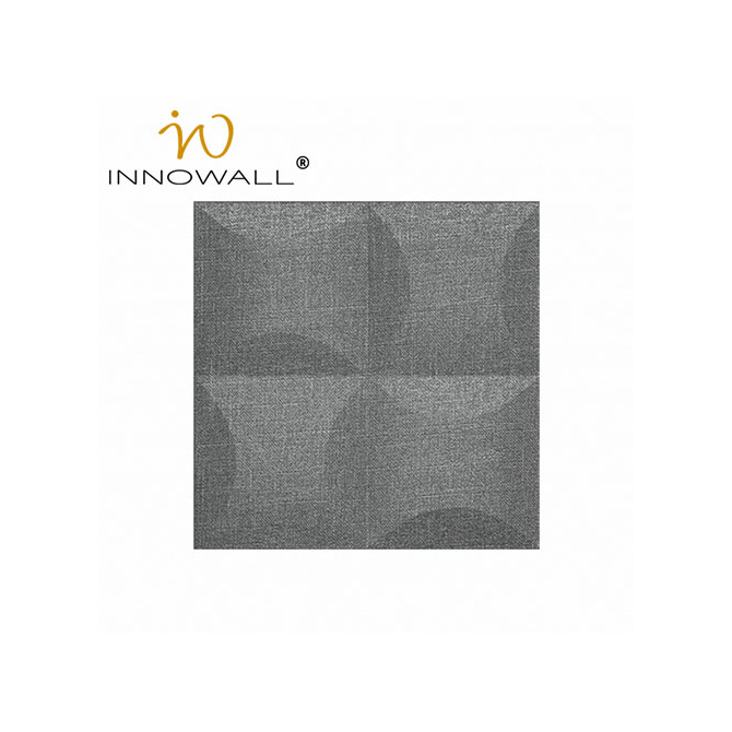 InnoWall műbőr 3D falpanel Blancas 40x40 cm
