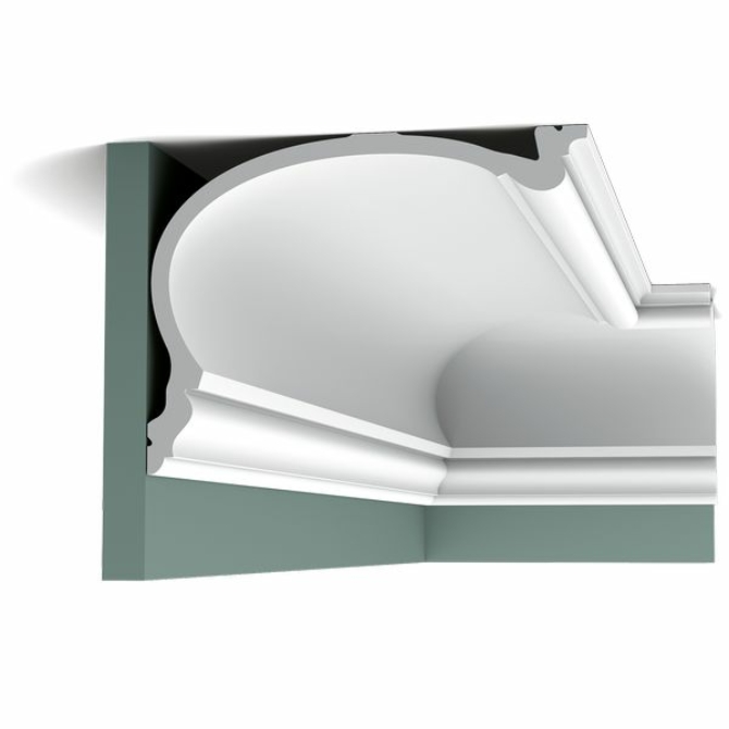 Orac Decor C343 holker/függönytakaró díszléc, 250 x 190 x 2000 mm