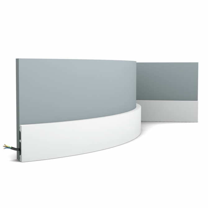 Orac Decor SX157F flexibilis lábazati díszléc, 13 x 66 x 2000 mm