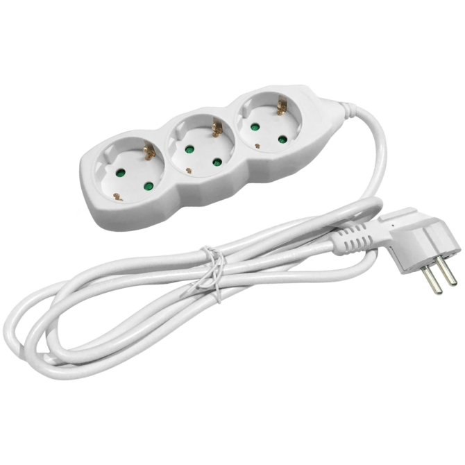 Entac Elosztó 5 Foglalat Kapcsolóval 3m, 1,5 mm²