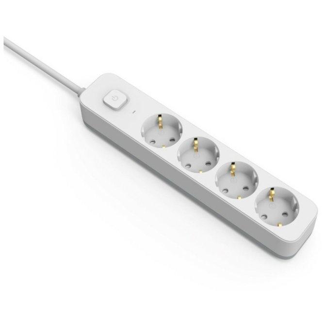 Entac D2 Elosztó 4 Foglalat Kapcsolóval 1.5m 3G1.5