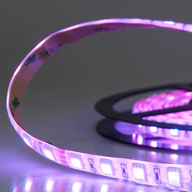 ISOLED SIL RGB LED szalag, 24V, 14.4W, IP66, 60 LED/m, 800 lm, 5 méter