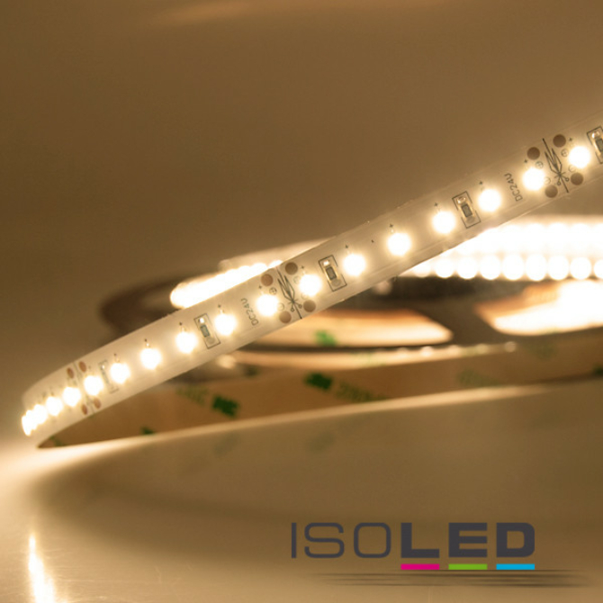ISOLED HEQ825 LED szalag Classic, 24V, 16W, IP20, 2500K, 120 LED/m, 1400 lm, 5 méter