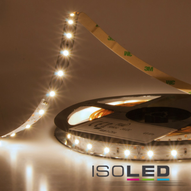 ISOLED  SIL830 LED szalag, 24V, 2.4W, IP20, 3000K, 60 LED/m, 250 lm, 10 méter