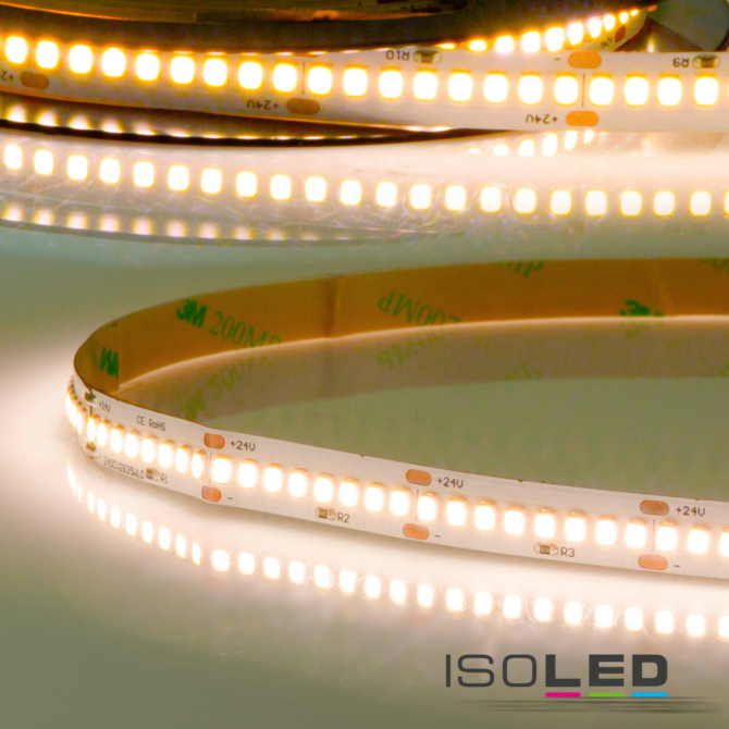 ISOLED HEQ927 LED szalag High Bright, 24V, 22W, IP20, 2700K, 240 LED/m, 2850 lm, 5 méter